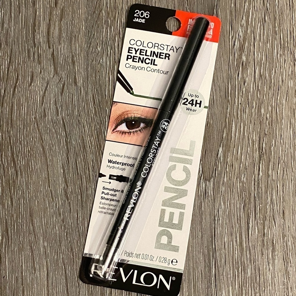 Revlon ColorStay Waterproof Eyeliner, Jade 206, 0.01 oz